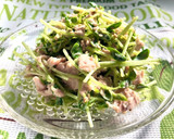 香ばし♪豆苗とツナの胡麻マヨサラダ＊簡単作り方3写真