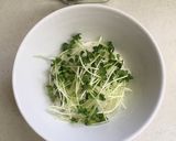 カイワレ大根で♡一人分の海鮮丼作り方2写真