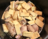 簡単 手羽元と小松菜と油揚げの煮物♪作り方5写真