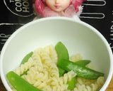 リカちゃん♡スナップエンドウマカロニサラ作り方10写真