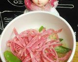 リカちゃん♡スナップエンドウマカロニサラ作り方12写真