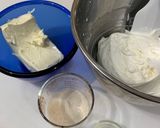 レモン果汁で簡単レアチーズケーキ^ ^作り方1写真