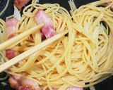 マヨソテーのシンプルパスタ作り方3写真