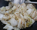 中国の簡単おいしい家庭料理白菜の黒酢炒め作り方9写真