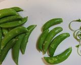スナップえんどうベーコン煮作り方1写真