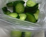 少量作り昆布茶入り✿きゅうりのからし漬け作り方2写真