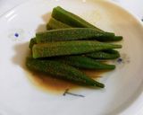 【作り置き】オクラのカレー煮浸し作り方4写真
