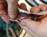 愛知の魚100　イワシのガーリックオイル作り方4写真