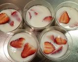 簡単!苺と杏仁豆腐のカップケーキ♪作り方3写真