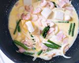 アスパラとシーフード★クリームパスタ作り方4写真