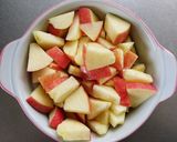 簡単おやつ☆米粉のアップルクランブル。作り方3写真
