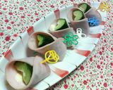 お弁当にも♪✿胡瓜の❀梅マヨ✿ハム巻き作り方7写真