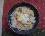 サッポロ一番醤油味で釜揚げラーメン作り方4写真