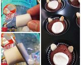 小さな贈り物【ミロ味の熊カップケーキ】作り方7写真