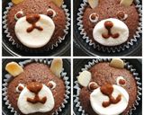 小さな贈り物【ミロ味の熊カップケーキ】作り方11写真