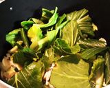 緑の野菜(小松菜ブロッコリー等)のスープ作り方1写真