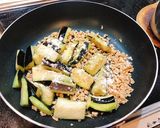 余った鶏そぼろをリメイク！麻婆風ナス炒め作り方5写真