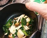 キノコ豆乳味噌スープ作り方2写真