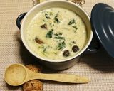 キノコ豆乳味噌スープ作り方5写真