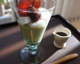 おうち春スイーツ＊抹茶ムースの白玉パフェ作り方12写真