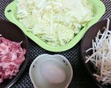 子供喜ぶ！おつまみにも！【オムお好み焼】作り方1写真