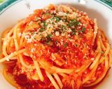 【包丁いらず】ツナのトマトチーズパスタ作り方7写真