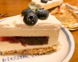 ブルーベリージャムでレアチーズケーキ作り方11写真