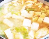 キャベツのお味噌汁・簡単de具だくさん作り方10写真