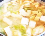 キャベツのお味噌汁・簡単de具だくさん作り方12写真