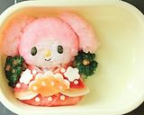 キャラ弁＊マイメロディおひなさま♪*作り方13写真