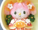 キャラ弁＊マイメロディおひなさま♪*作り方15写真