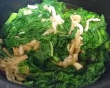 菜の花(菜花)と油揚げのだし煮作り方6写真