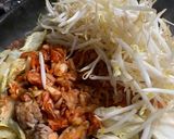 豚バラ軟骨とひよこ豆のキムチ煮込み作り方5写真