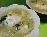 *忙しい朝の落とし卵スープ*作り方5写真