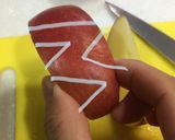 ポケモン☆ピカチュウ〜りんごの飾り切り作り方3写真