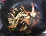 胡麻香る〜〜春菊の薬膳ラーメン作り方4写真