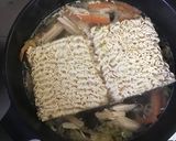 胡麻香る〜〜春菊の薬膳ラーメン作り方6写真
