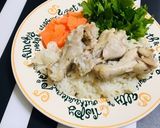 炊飯器でご飯とおかず クミンライス 鶏肉作り方5写真