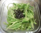 ブロッコリーの茎のレンジ蒸し作り方6写真