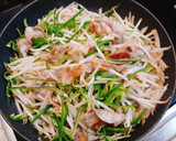 シャキッともやしと豚バラの青椒肉絲 風作り方6写真