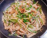 シャキッともやしと豚バラの青椒肉絲 風作り方7写真
