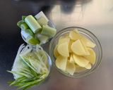 牛乳で簡単♡ねぎたっぷりのポテトグラタン作り方1写真