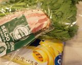 春待ち＊春菊とベーコンのクリームパスタ作り方1写真