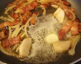 春待ち＊春菊とベーコンのクリームパスタ作り方4写真