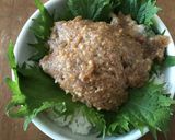 簡単に出来るアジの「なめろう丼」作り方8写真