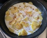 牛乳で簡単♡ねぎたっぷりのポテトグラタン作り方7写真