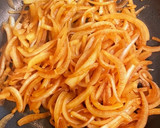 副菜　簡単　大根の皮と生姜のピリ辛炒め煮作り方4写真