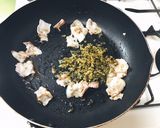 ごま油でパラパラ！簡単高菜チャーハン作り方3写真