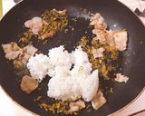 ごま油でパラパラ！簡単高菜チャーハン作り方4写真