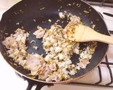 ごま油でパラパラ！簡単高菜チャーハン作り方5写真